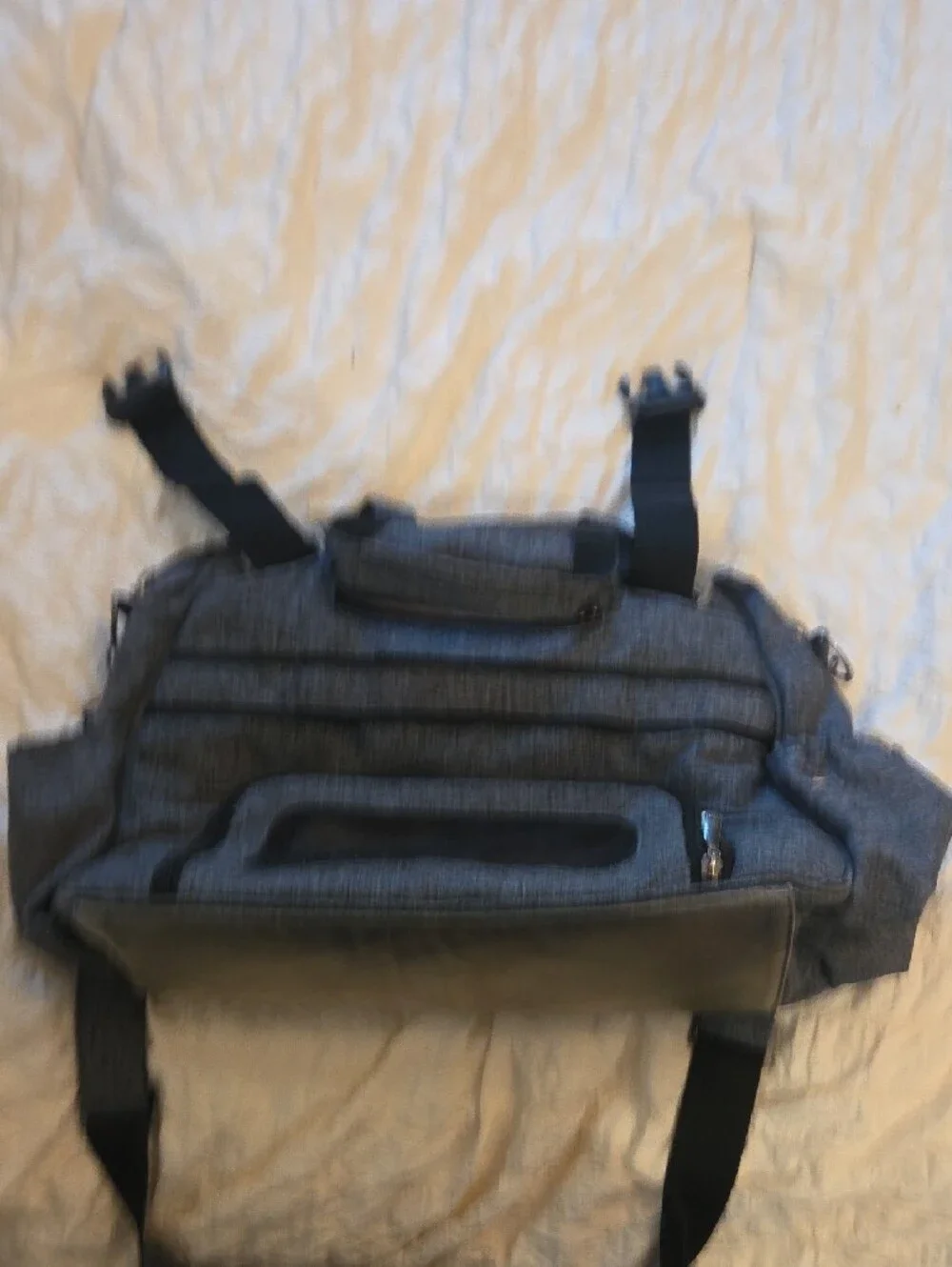 lug Quilted Gray Tuk Tuk Diaper Bag